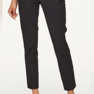 LOFT curvy skinny ankle pants black color size 2